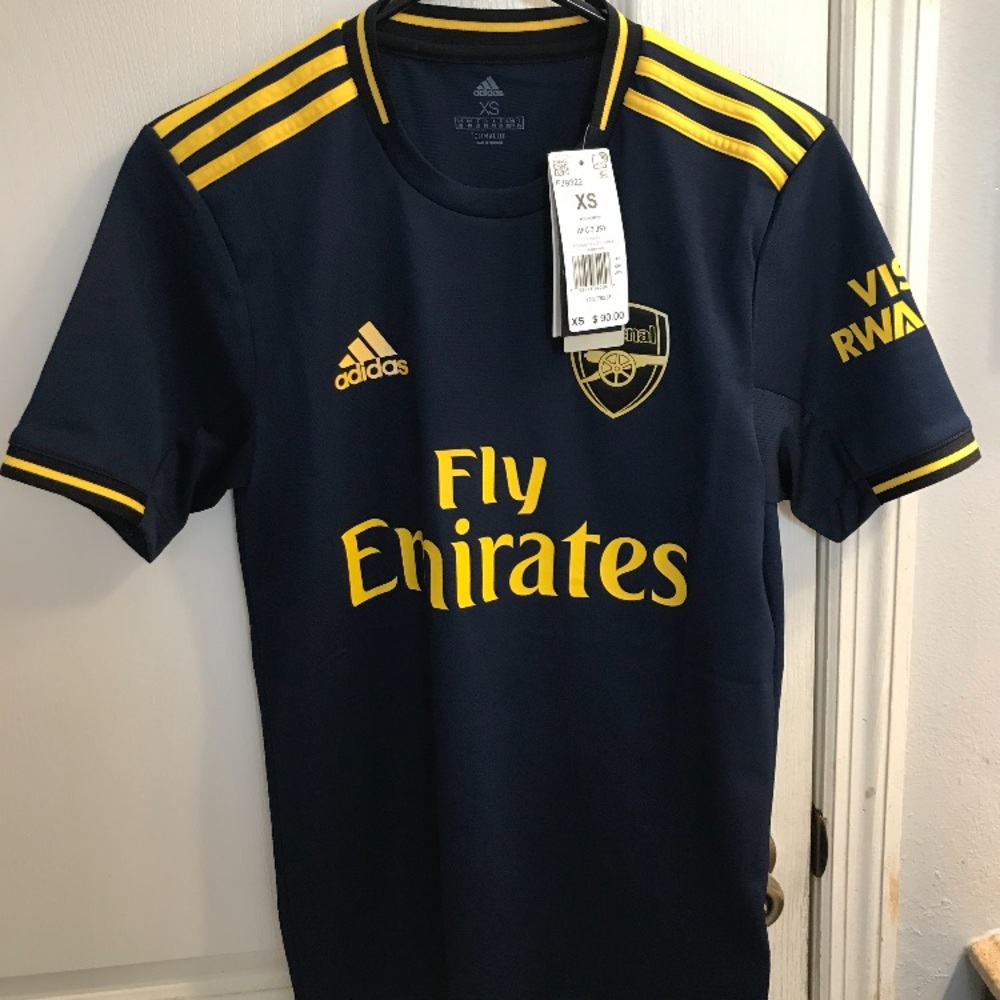 Adidas men’s Arsenal third jersey XS